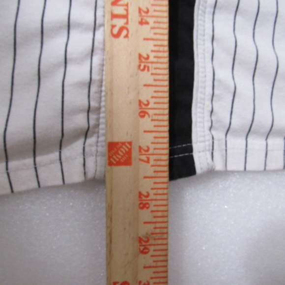 Chicago Bull NBA #66 Black White Snap Button Cotton Blend Jersey - Picture 3 of 10